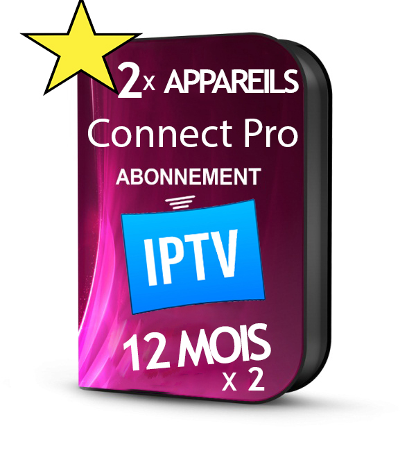 Visuel IPTV Connect Pro – offre Duo 2 appareils