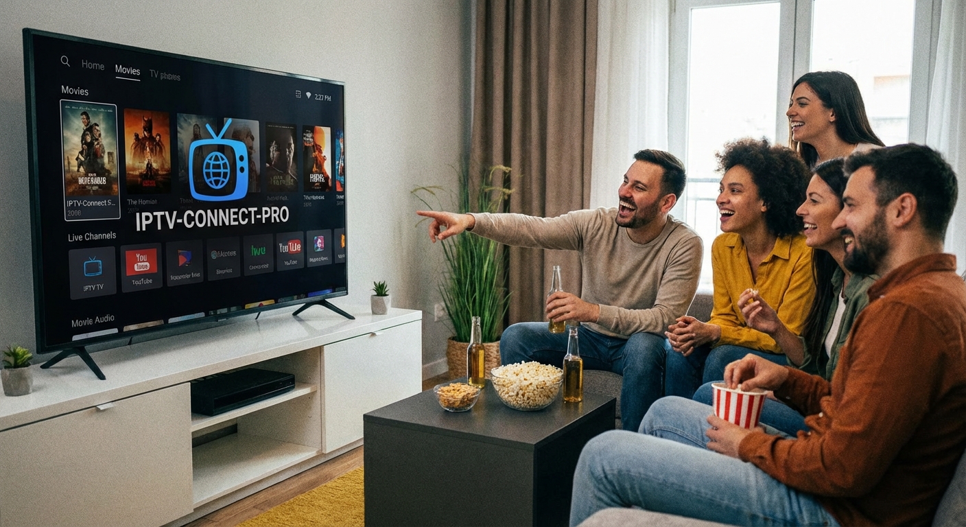 Stade de football illuminé pour le grand match du 20 décembre 2025